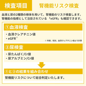腎機能リスク検査キット